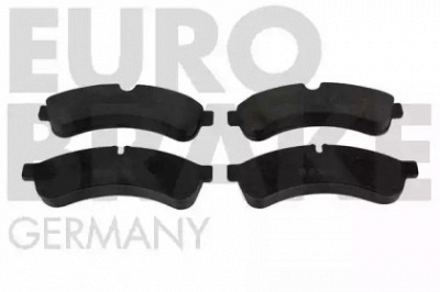 EUROBRAKE 5502222387 -  Комплект тормозных колодок, дисковый тормоз