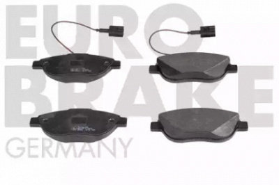 EUROBRAKE 5502222389 -  Комплект тормозных колодок, дисковый тормоз