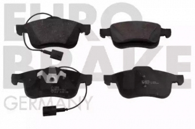 EUROBRAKE 5502222390 -  Комплект тормозных колодок, дисковый тормоз