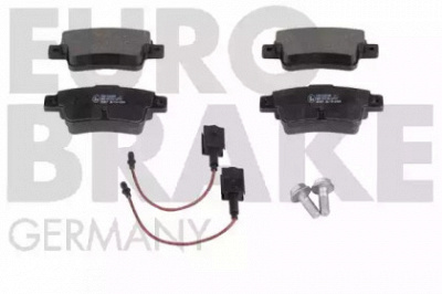 EUROBRAKE 5502222391 -  Комплект тормозных колодок, дисковый тормоз