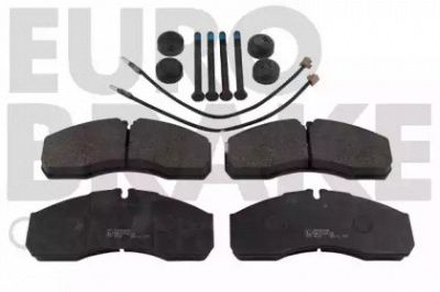 EUROBRAKE 5502222395 -  Комплект тормозных колодок, дисковый тормоз