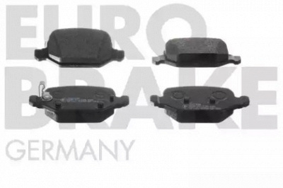 EUROBRAKE 5502222398 -  Комплект тормозных колодок, дисковый тормоз