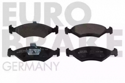 EUROBRAKE 5502222508 -  Комплект тормозных колодок, дисковый тормоз