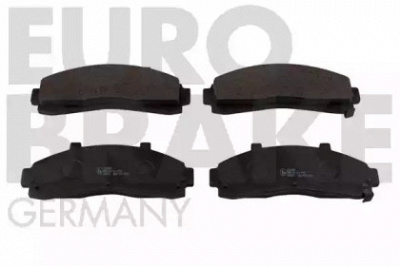 EUROBRAKE 5502222546 -  Комплект тормозных колодок, дисковый тормоз