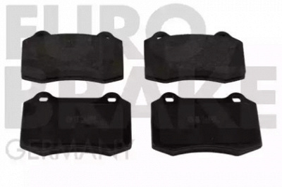 EUROBRAKE 5502222572 -  Комплект тормозных колодок, дисковый тормоз