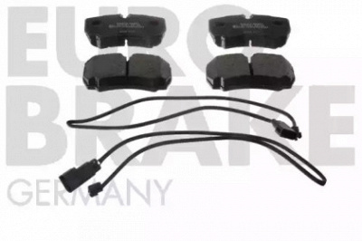 EUROBRAKE 5502222575 -  Комплект тормозных колодок, дисковый тормоз