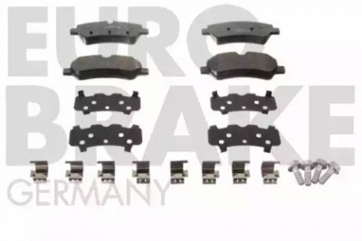 EUROBRAKE 5502222578 -  Комплект тормозных колодок, дисковый тормоз