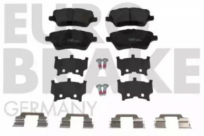 EUROBRAKE 5502222579 -  Комплект тормозных колодок, дисковый тормоз