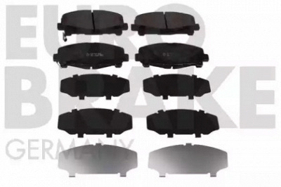 EUROBRAKE 5502222643 -  Комплект тормозных колодок, дисковый тормоз