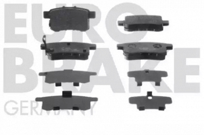 EUROBRAKE 5502222644 -  Комплект тормозных колодок, дисковый тормоз