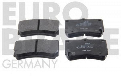 EUROBRAKE 5502223220 -  Комплект тормозных колодок, дисковый тормоз
