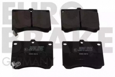 EUROBRAKE 5502223221 -  Комплект тормозных колодок, дисковый тормоз