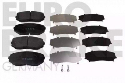 EUROBRAKE 5502223256 -  Комплект тормозных колодок, дисковый тормоз