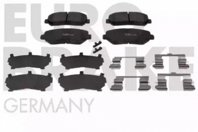 EUROBRAKE 5502223258 -  Комплект тормозных колодок, дисковый тормоз