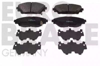 EUROBRAKE 5502223261 -  Комплект тормозных колодок, дисковый тормоз