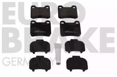 EUROBRAKE 5502223306 -  Комплект тормозных колодок, дисковый тормоз