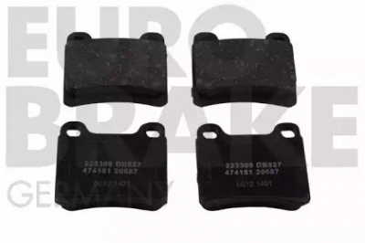 EUROBRAKE 5502223309 -  Комплект тормозных колодок, дисковый тормоз