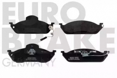EUROBRAKE 5502223342 -  Комплект тормозных колодок, дисковый тормоз