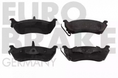 EUROBRAKE 5502223343 -  Комплект тормозных колодок, дисковый тормоз