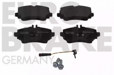 EUROBRAKE 5502223349 -  Комплект тормозных колодок, дисковый тормоз