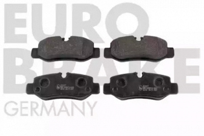 EUROBRAKE 5502223377 -  Комплект тормозных колодок, дисковый тормоз