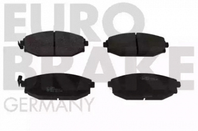 EUROBRAKE 5502223410 -  Комплект тормозных колодок, дисковый тормоз