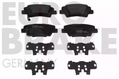 EUROBRAKE 5502223434 -  Комплект тормозных колодок, дисковый тормоз