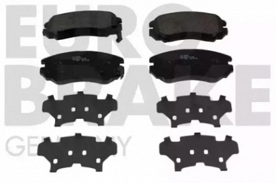 EUROBRAKE 5502223436 -  Комплект тормозных колодок, дисковый тормоз