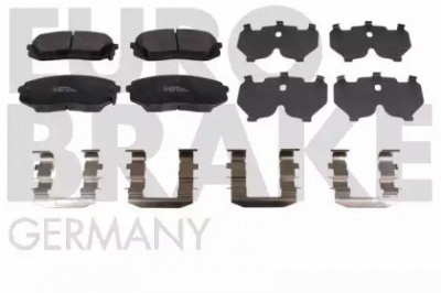 EUROBRAKE 5502223440 -  Комплект тормозных колодок, дисковый тормоз