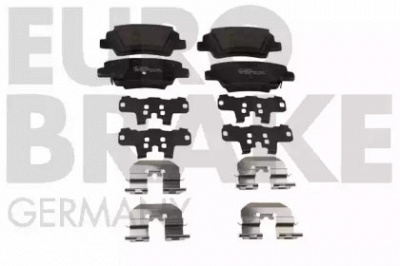 EUROBRAKE 5502223442 -  Комплект тормозных колодок, дисковый тормоз