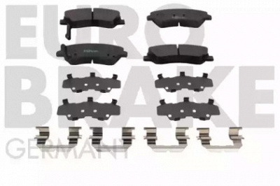 EUROBRAKE 5502223525 -  Комплект тормозных колодок, дисковый тормоз