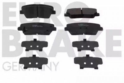 EUROBRAKE 5502223526 -  Комплект тормозных колодок, дисковый тормоз