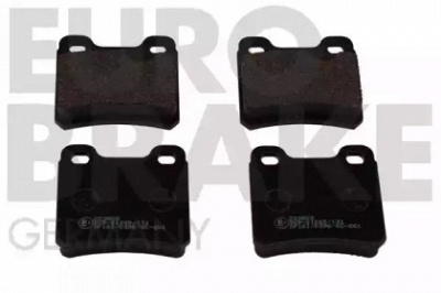 EUROBRAKE 5502223608 -  Комплект тормозных колодок, дисковый тормоз