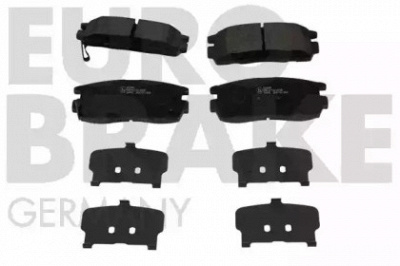 EUROBRAKE 5502223639 -  Комплект тормозных колодок, дисковый тормоз