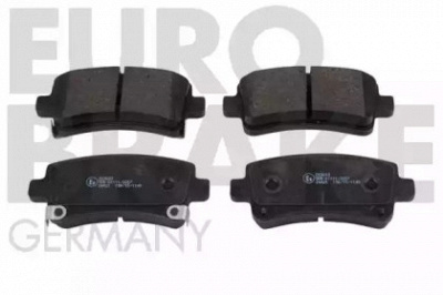 EUROBRAKE 5502223643 -  Комплект тормозных колодок, дисковый тормоз