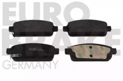 EUROBRAKE 5502223647 -  Комплект тормозных колодок, дисковый тормоз