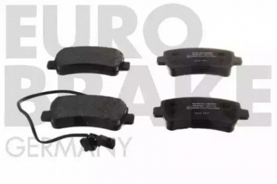 EUROBRAKE 5502223648 -  Комплект тормозных колодок, дисковый тормоз