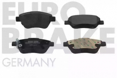 EUROBRAKE 5502223649 -  Комплект тормозных колодок, дисковый тормоз
