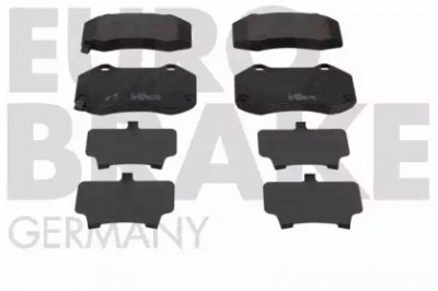 EUROBRAKE 5502223650 -  Комплект тормозных колодок, дисковый тормоз