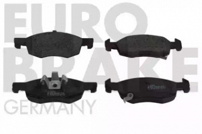 EUROBRAKE 5502223651 -  Комплект тормозных колодок, дисковый тормоз