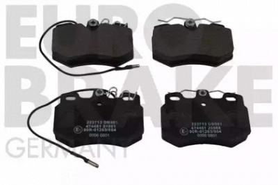 EUROBRAKE 5502223713 -  Комплект тормозных колодок, дисковый тормоз