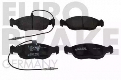 EUROBRAKE 5502223726 -  Комплект тормозных колодок, дисковый тормоз