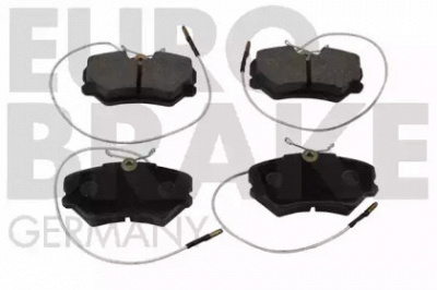 EUROBRAKE 5502223733 -  Комплект тормозных колодок, дисковый тормоз