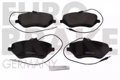 EUROBRAKE 5502223744 -  Комплект тормозных колодок, дисковый тормоз