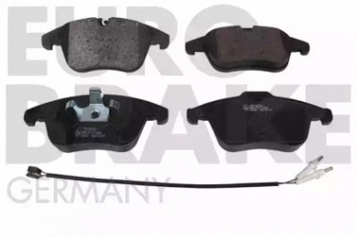 EUROBRAKE 5502223752 -  Комплект тормозных колодок, дисковый тормоз