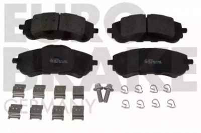 EUROBRAKE 5502223754 -  Комплект тормозных колодок, дисковый тормоз