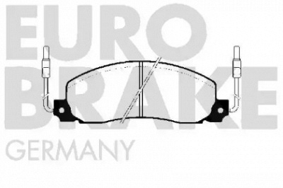 EUROBRAKE 5502223919 -  Комплект тормозных колодок, дисковый тормоз