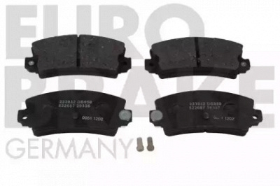 EUROBRAKE 5502223932 -  Комплект тормозных колодок, дисковый тормоз