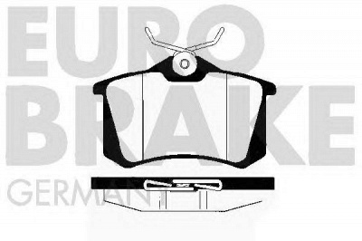 EUROBRAKE 5502223947 -  Комплект тормозных колодок, дисковый тормоз