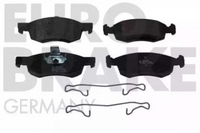 EUROBRAKE 5502223958 -  Комплект тормозных колодок, дисковый тормоз
